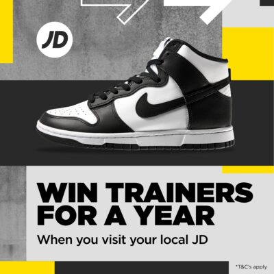 The chance to win trainers for a year with JD Sports! | Silverburn Shopping Centre