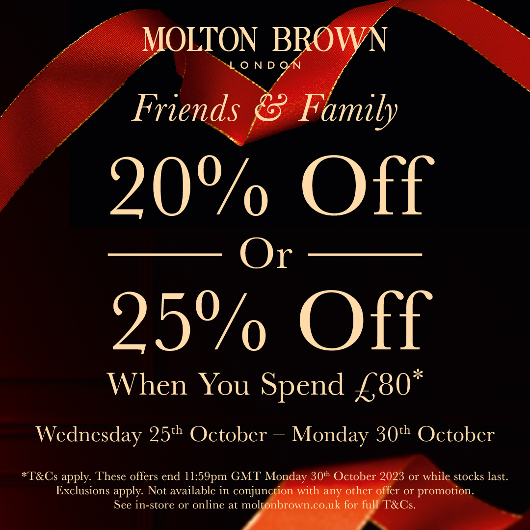 Family and Friends event at Molton Brown | Silverburn Shopping Centre
