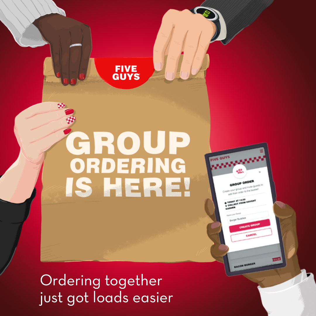 Group Ordering at Five Guys | Silverburn Shopping Centre