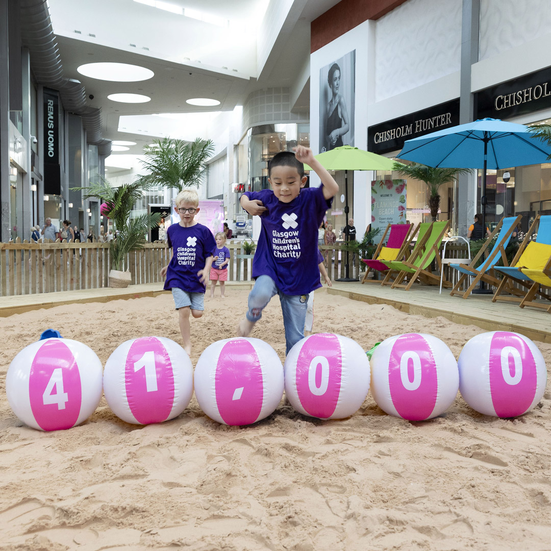 Thank you for raising £41,000 at Flamingo Beach | Silverburn Shopping Centre