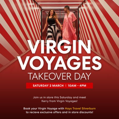 Virgin Voyage Event at Hays Travel | Silverburn Shopping Centre