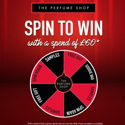 Spin to Win this Saturday with The Perfume Shop | Silverburn Shopping Centre